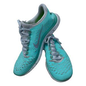 NIKE WOMEN FREE 3.0 511495-300 BLUE MESH SIZE 9.5